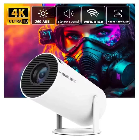 Magcubic Projector 8K HD Android14 HY300 Pro Wifi6 290ANSI Allwinner H726 BT5.4 1080P 1280*720P Cinema Outdoor Portable Projetor